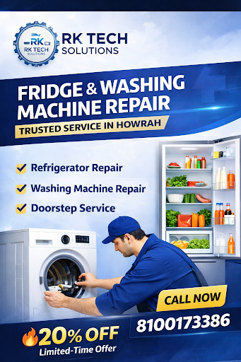 20% OFF on Fridge & Washing Machine Repair in Howrah