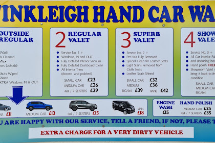 car wash cost uk