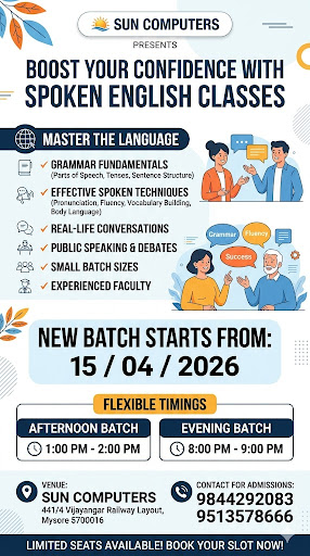 Spoken English classes post image