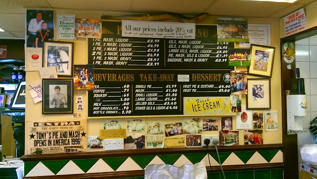 Tony's Pie & Mash shop