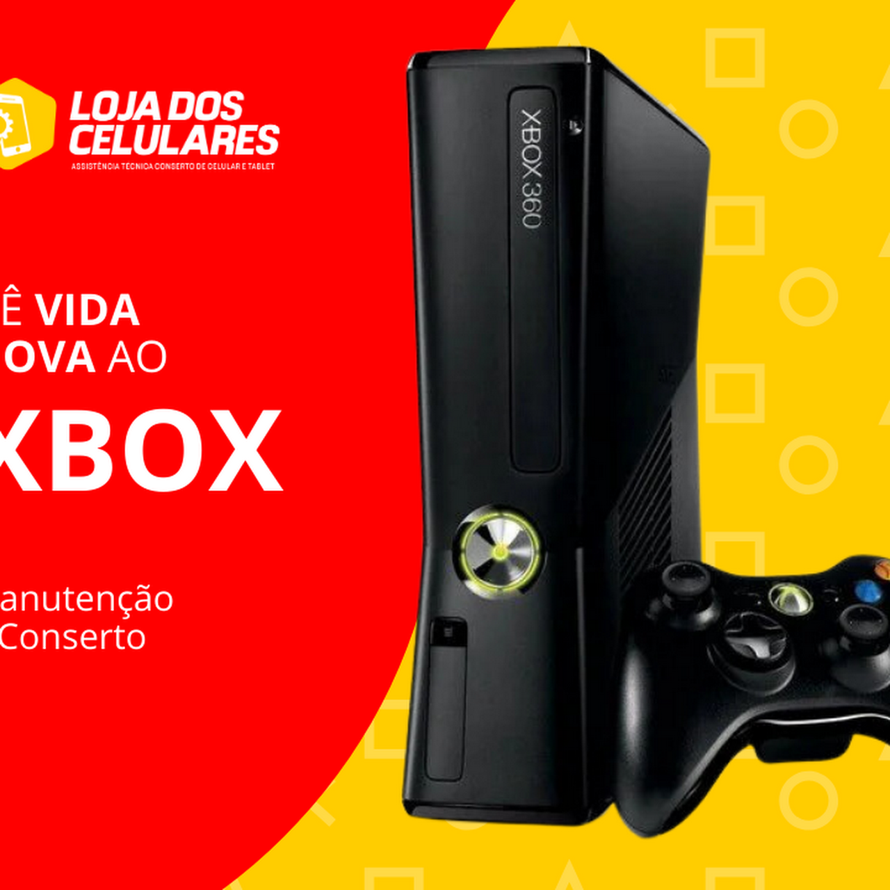 Consertos Xbox 360 - O Melhor preço é aqui!