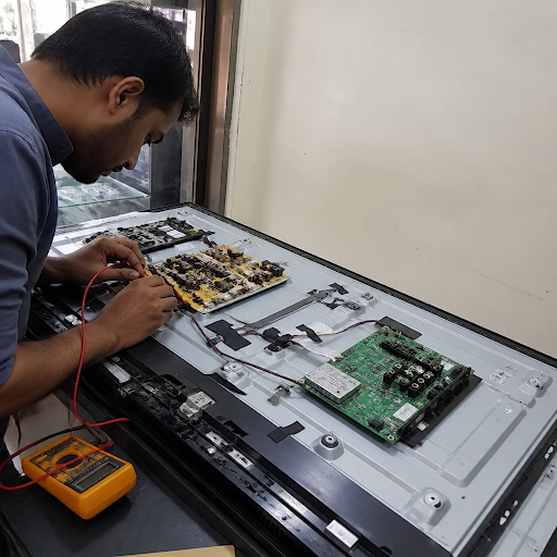 Is your LED TV showing no picture, no sound or lines on the screen? PG Electronics, LEDTV Service… post image