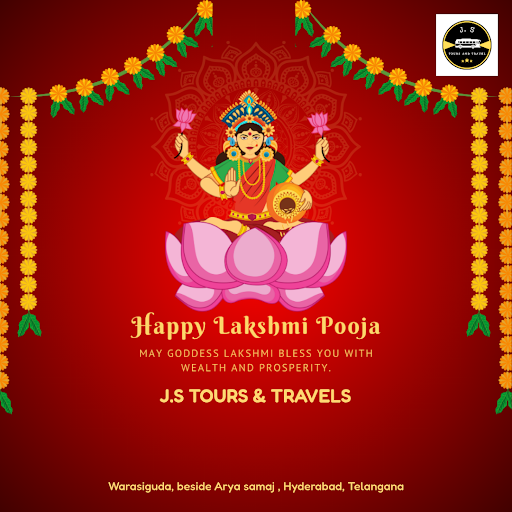 Embark on a spiritual journey with J.S Tours & Travels in Hyderabad! Celebrate Happy Laxmi Pooja… post image