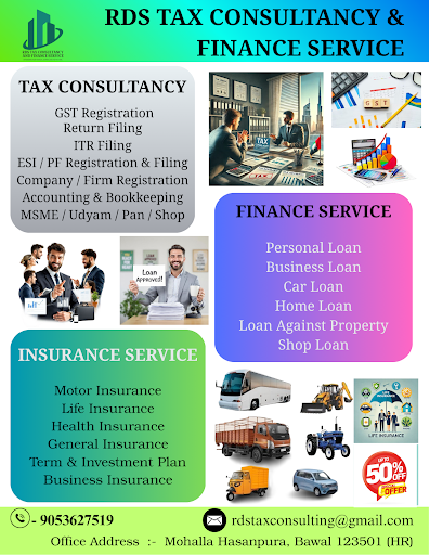 RDS Tax Consultancy & Finance  Service is your trusted one-stop solution for all your financial,… post image