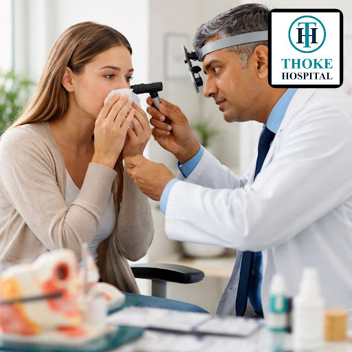 Season changes bringing sneezing, blocked nose, itchy eyes or throat? At Thoke ENT Hospital & Adv… post image