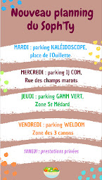 Photo n°21 de Food Truck : LE SOPH'TY à Longèves (Restauration rapide)