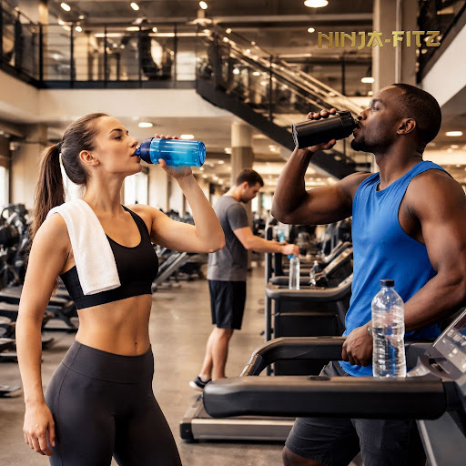 Staying hydrated is just as important as your workout. At Ninja fitz gym - best gym in Indore, ou…