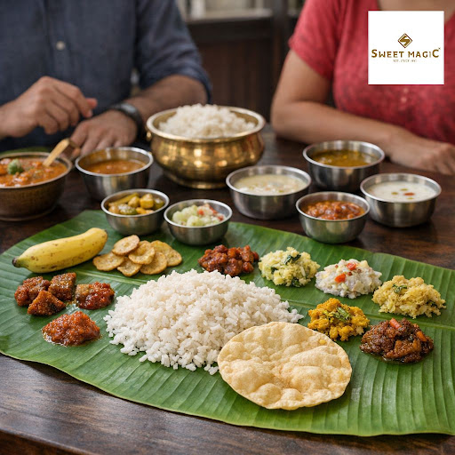 Experience the authentic flavours of Kerala with our special Sadya feast at Sweet Magic, Nanakram… post image