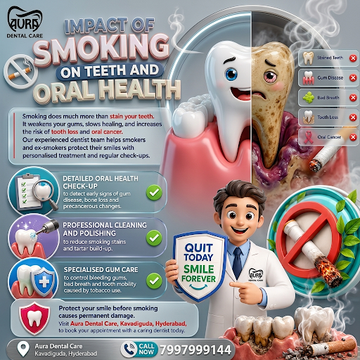Smoking does much more than stain your teeth. It weakens your gums, slows healing, and increases… post image