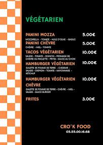 Menu CRO'K FOOD Page 7