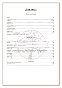 Menu Just Relax - Restaurant & Lounge Page 3