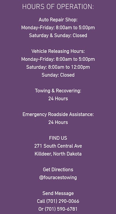 Four Aces Towing, Recovery & Repair LLC