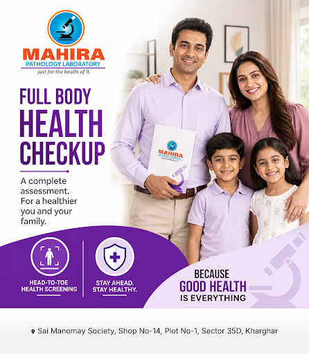Mahira Pathology Laboratory offers a comprehensive Full Body Health Checkup, providing a detailed… post image