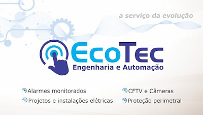 Ecotec Engenharia e Automação - Alarmes, Câmeras, cercas, instalacão elétrica, engenharia