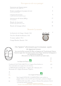 Menu Le Garage Restaurant Page 10