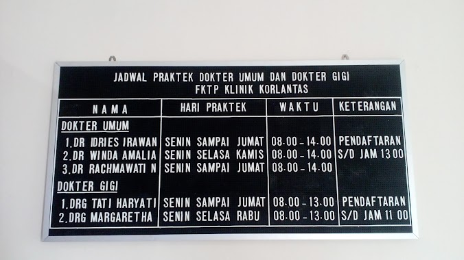 Klinik Korlantas, Author: Luh Putu Eka Yani