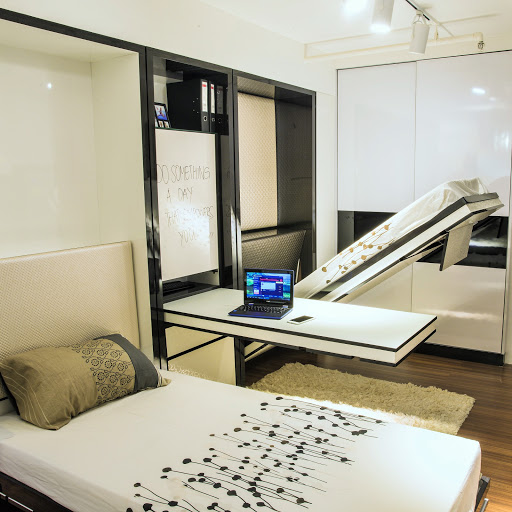 Interior Functions (West) - SPACED Furniture - Space Saving Technology - Hidden Furniture
