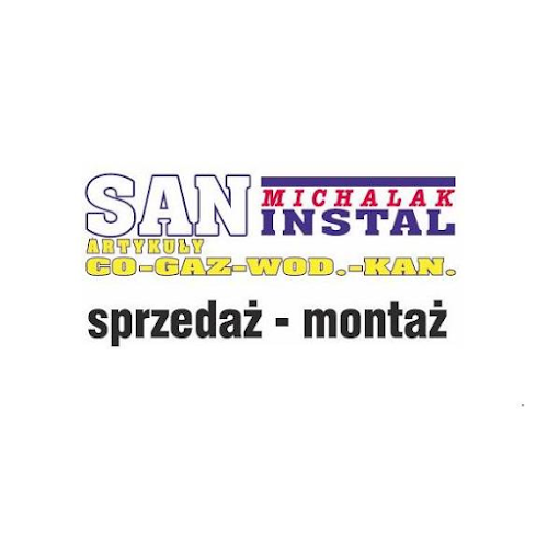 San-Instal Michalak. Sklep z art. c.o., gazowymi, wodno - kanalizacyjnymi