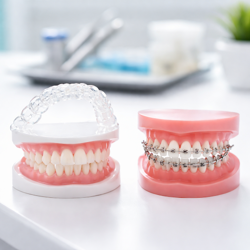Thinking about straightening your teeth but confused between clear aligners and metal braces? At… post image