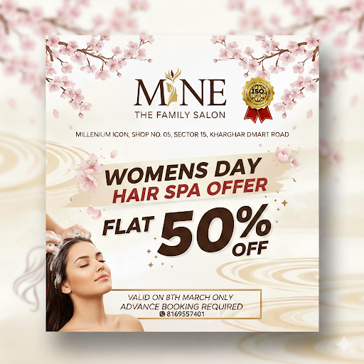 Holi & Women's Day Offer at MINE THE FAMILY SALON post image