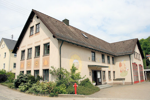 Rathaus, Gemeinde Bonstetten Logo