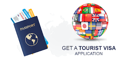 Photos of Russian tourist visa application