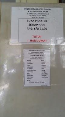 H Naim patah tulang 2, Author: Ali WARDI