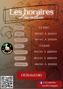 Menu Aurel's Pizza Page 2