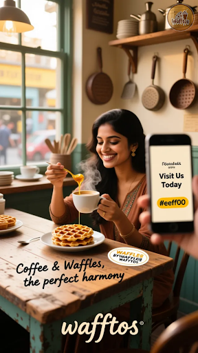 Indulge in the fluffiest, most loved waffles in Anand! Wafftos brings you the best-selling WAFFLE… post image