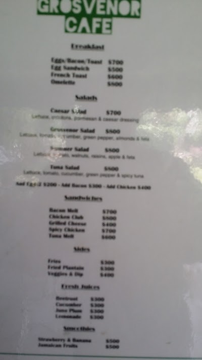 Photos of Grosvenor Cafe