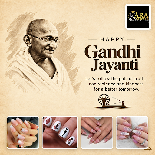 Celebrate Gandhi Jayanti at Kara Unisex Salon, your trusted nail art studio in Bhopal, and honor… post image