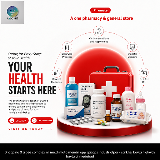 A one pharmacy & general store offers a wide range of diabetic medicine, vet medicine, baby care… post image