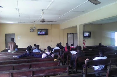 Photos of Angola Hall common room