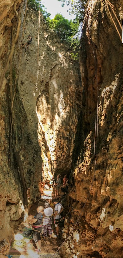 Photos of Adam's climbing school