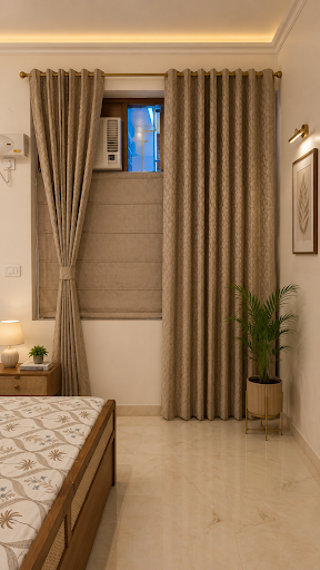 Window  curtains and blinds luxury work Noida