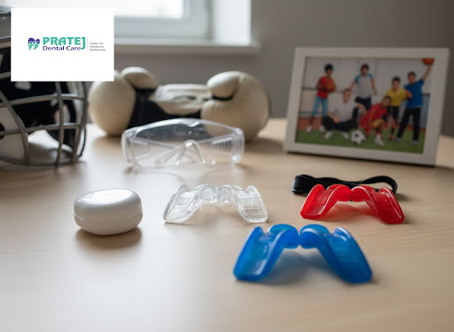 Active on the ground or at the gym? Your smile needs protection too. At Pratej Dental Care, we he… post image