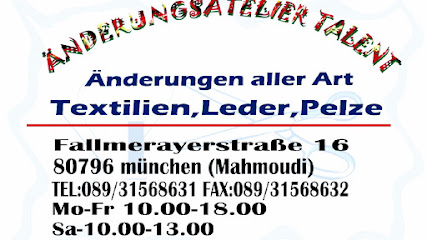 Änderungsatelier Talent - Schneiderei