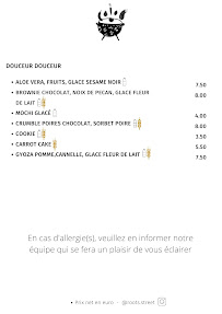 Menu Roots cuisine de rue Page 4