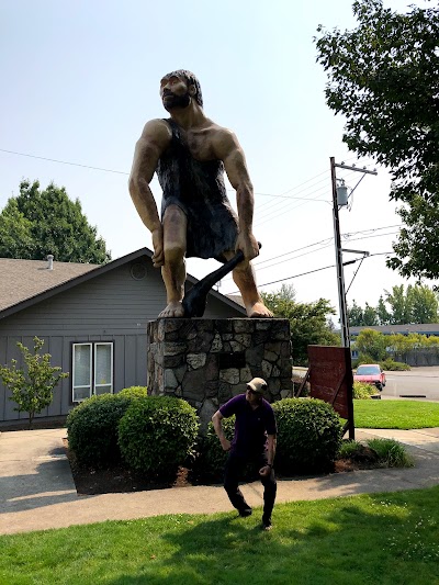 Caveman Statue