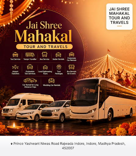 Jai Shree Mahakal Tour and Travels offers reliable indore taxi service, including sedan rentals,… post image