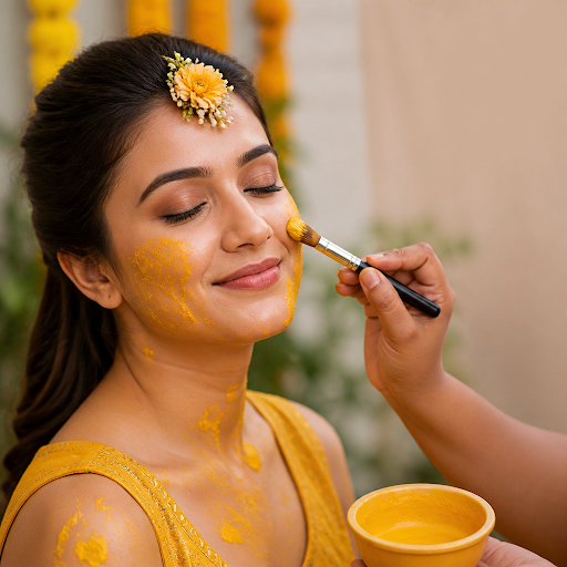 Planning your dream haldi look? At Niharika glam studio unisex salon in Mira Road East, Mumbai, w… post image