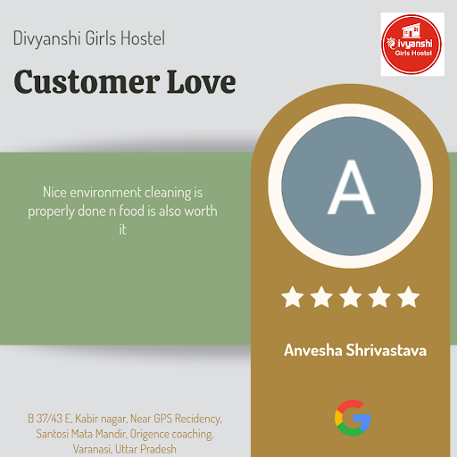 Anvesha, a delighted resident of Varanasi, raves about her experience at Divyanshi Girls Hostel!… post image