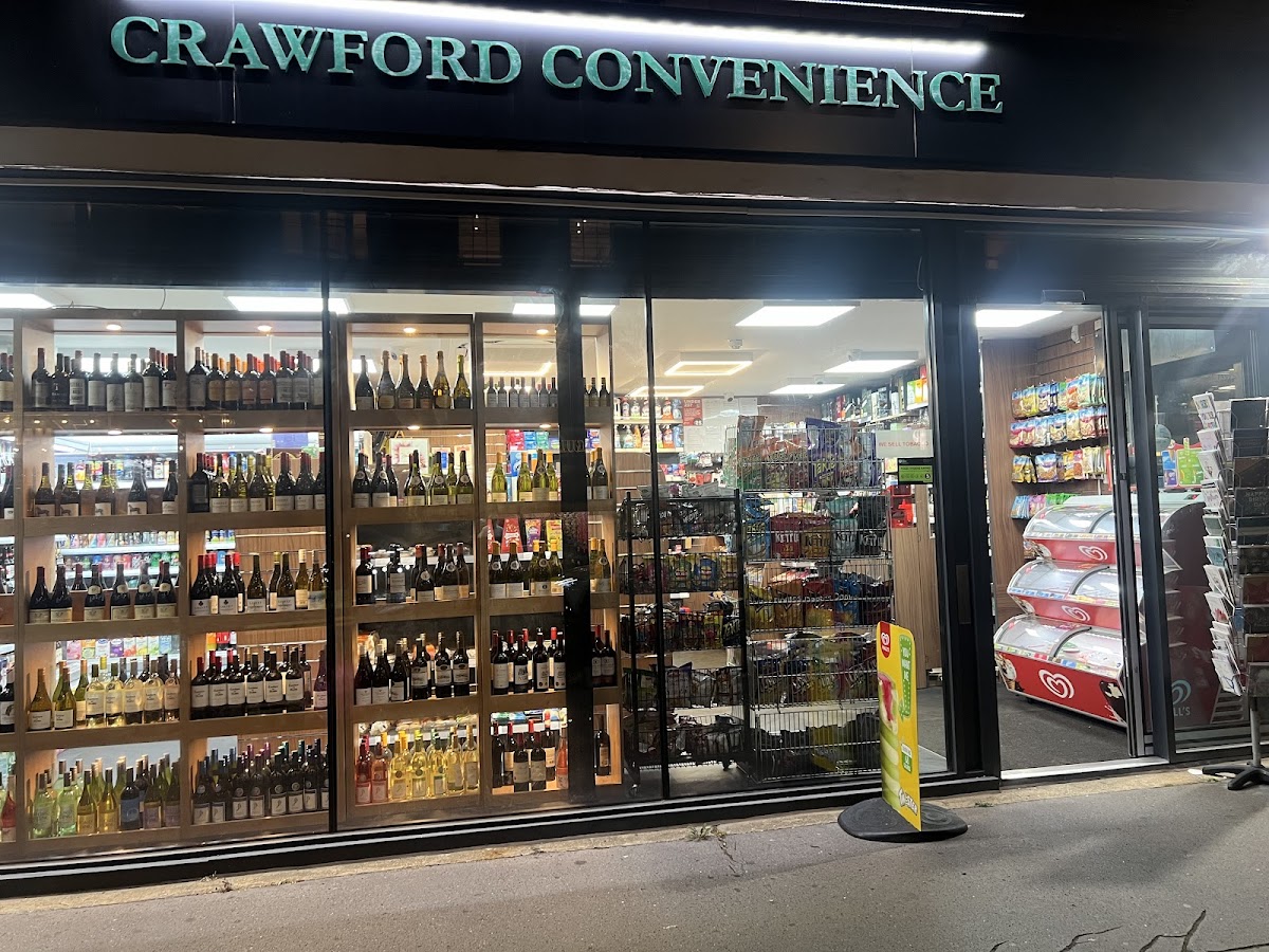 Crawford convenience (Off-licence, Grocery, vapes, tobacco)