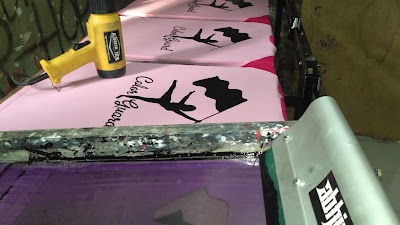 Photos of Abhie ies screen printing