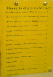 Menu Bistrot à Thon ETEL Page 4