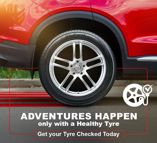 Stop scrolling, Your safety starts with your tyres. Book your tyre check up today at the nearest… post image