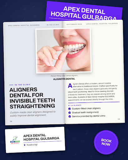 Apex Dental Hospital Gulbarga offers advanced aligners for invisible teeth straightening. Visit o… post image