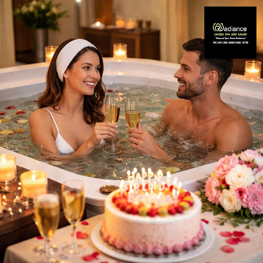 Make this birthday unforgettable with a relaxing escape at Radiance Spa and Salon in Manjalpur, V…