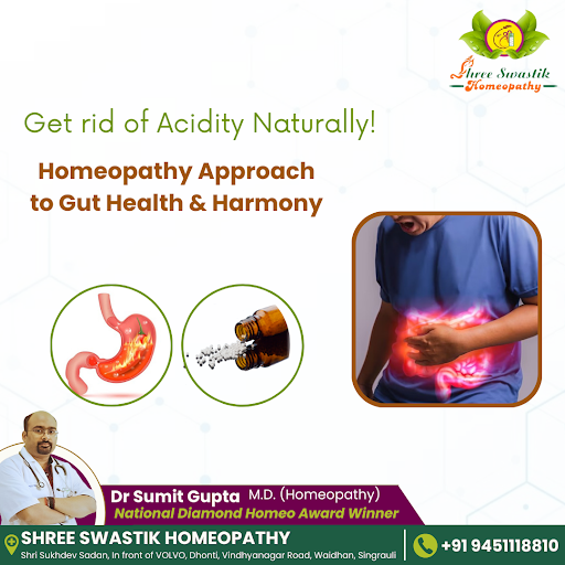 "Say goodbye to acidity naturally! Embrace the Homeopathic approach to gut health and harmony. Di… post image