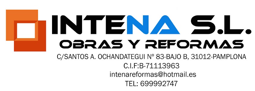 OBRAS Y REFORMAS INTENA C. Santos A. Ochandátegui, 83, bajo B, 31012 Pamplona, Navarra